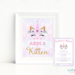 Adopt Cat Birthday Party Printables Free 2022 FreePrintableBirthday