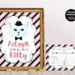 Adopt Cat Birthday Party Printables Free 2022 FreePrintableBirthday