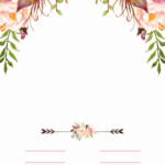 Birthday Invitation Template Free Luxury Free Printable Boho Chic