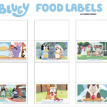 Bluey Party Food Labels 2nd Birthday Party Themes Boys 1st Birthday