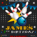 Bowling Birthday Invitation Awesome Invite