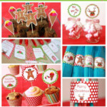 Christmas Party Decorations For A Summer Party By PixieBearParty On