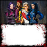 Descendants Invitation Template Design Descendants Party Disney