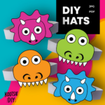 Dinosaur Party Hat Printable Printable Word Searches
