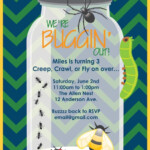 Dinyehe Bug Birthday Invitations Printable
