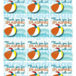 DIY Printable Pool Party Party Favor Tags Instant Download Etsy