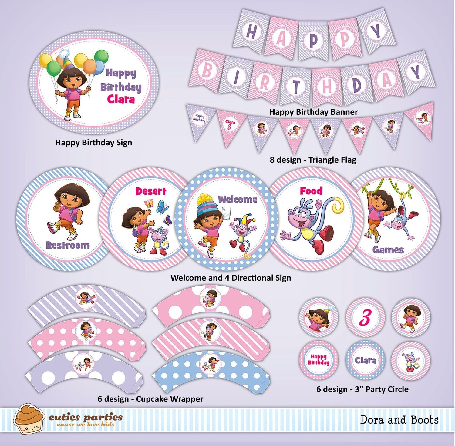 Free Dora Party Printables Printable Templates Free Dora Party Printables Printable Templates