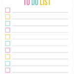 Free Printable Cute To Do List Template Printable Blog
