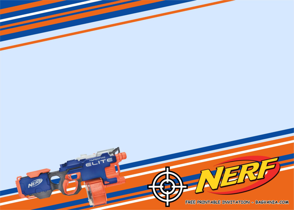  FREE PRINTABLE NERF Birthday Party Kits Template FREE Printable 