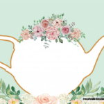 Free Printable Tea Party Baby Shower Invitations