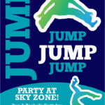 Free Printable Trampoline Birthday Party Invitations Small Moments