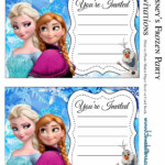 Frozen Party Free Printable Invitations Oh My Fiesta In English