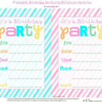 Invitation Fille 10 Ans Invitation Anniversaire Fille Popcarte