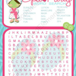 Items Similar To Spa Party Games Word Search Digital Download On Etsy