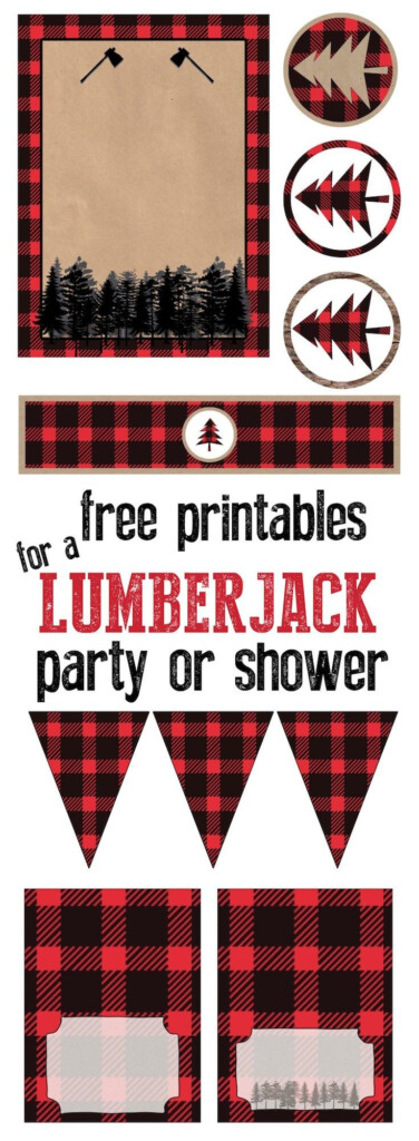 Lumberjack Party Free Printables Lumberjack Birthday Party 