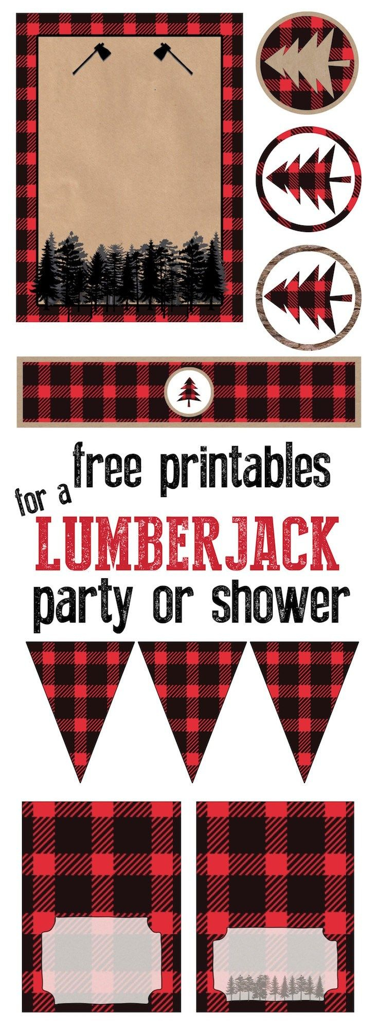 Lumberjack Party Free Printables Lumberjack Birthday Party Lumberjack Party Free Printables Lumberjack Birthday Party