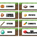 Minecraft Clipart Printable Minecraft Printable Transparent FREE For
