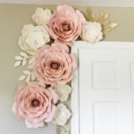 Nursery Decor Wedding Decor Custom Flower Party Decor ANY COLOR 8 Piece
