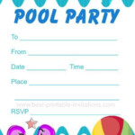 Pool Party Invitation Free Printable Party Invites From Www best