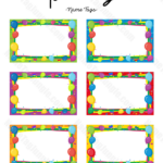 Printable Party Name Tags