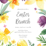 Spring Beauties Easter Invitation Template Free Greetings Island
