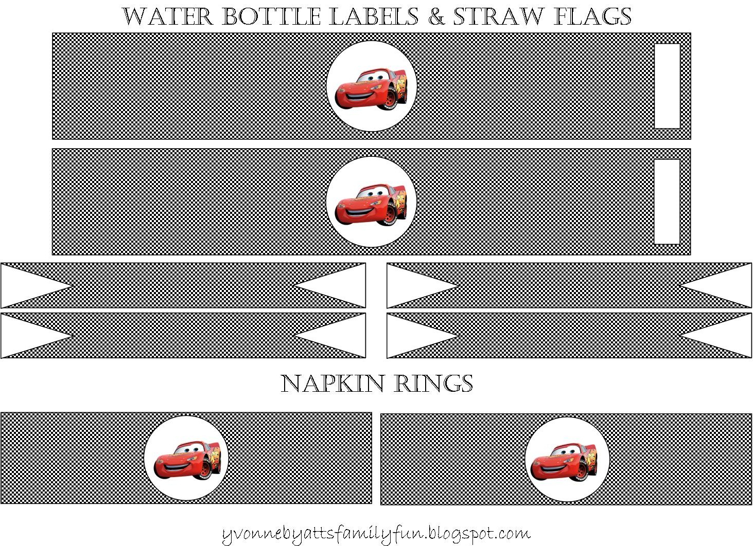 Yvonne Byatt S Family Fun Disney Cars Party Printables Yvonne Byatt s Family Fun Disney Cars Party Printables
