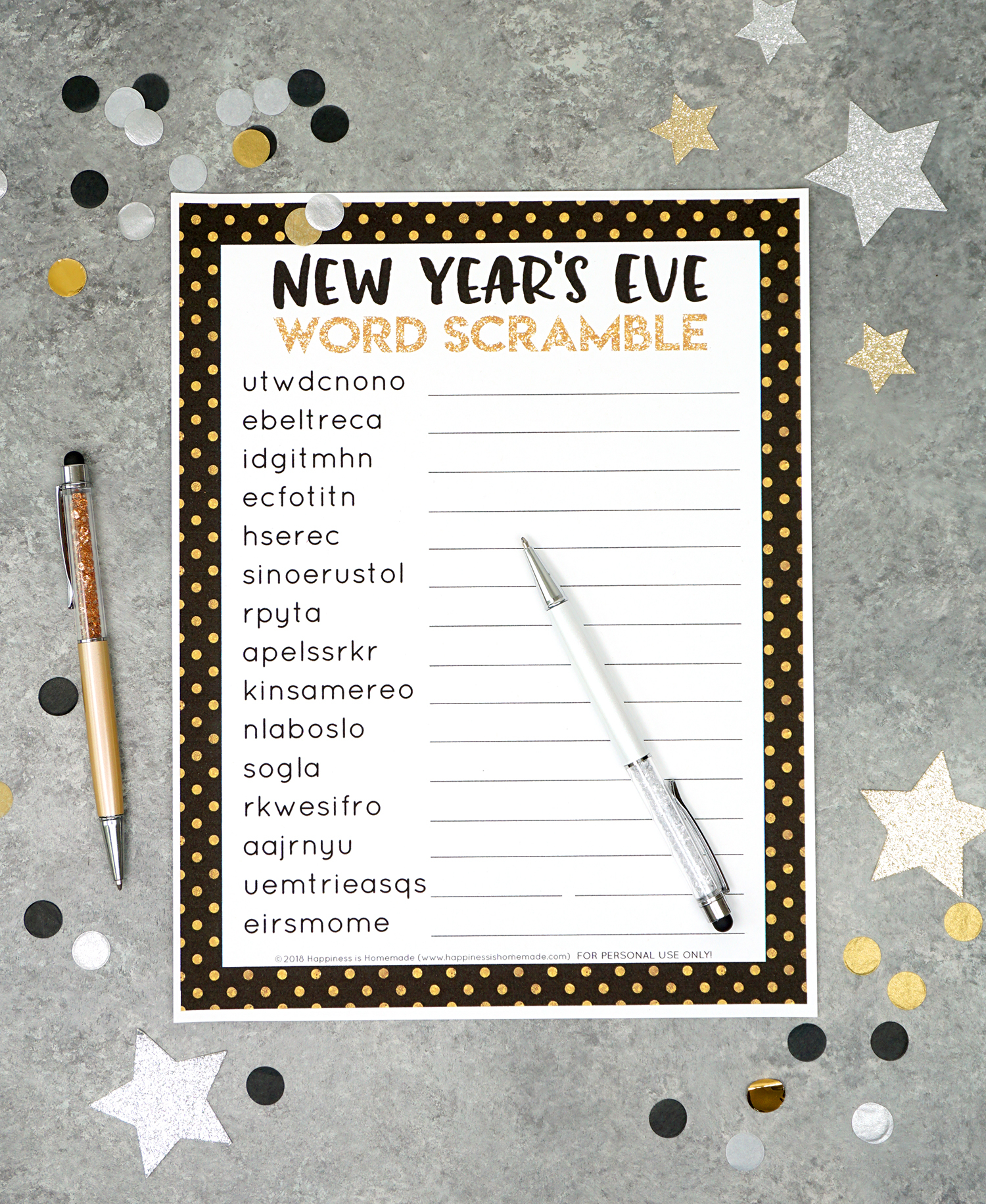 20 Fun New Year S Eve Games Happiness Is Homemade 20 Fun New Year s Eve Games Happiness Is Homemade