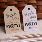 25 Thank You For Coming To My Party Tags Party Favor Tags