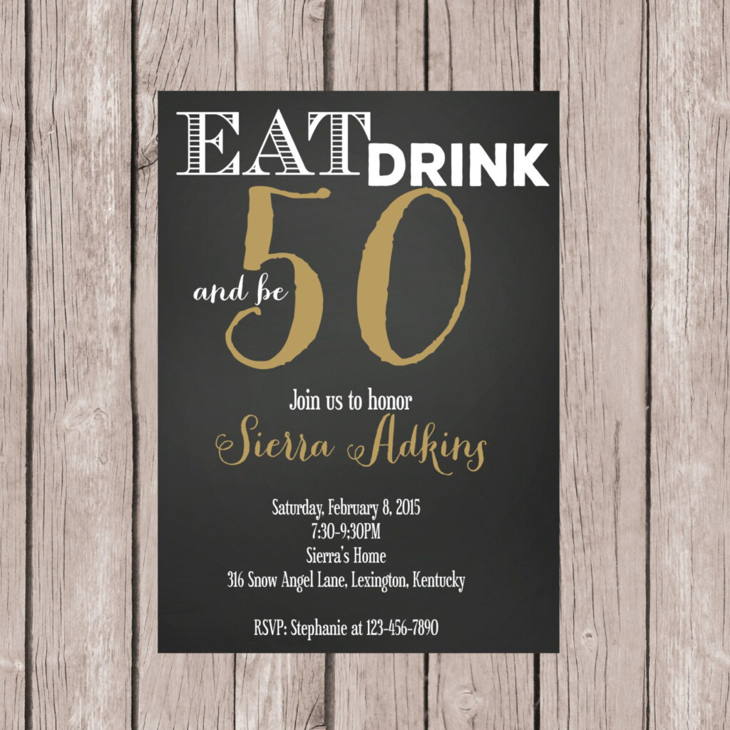 50Th Birthday Invitation Message Invitationolivia09