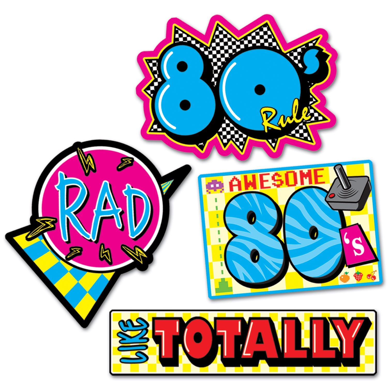 80 S Cut Outs Eighties Themes D F Party 80 s Cut Outs Eighties Themes D F Party