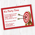 Archery Party Invitations Personalise Online Plus Free Envelopes