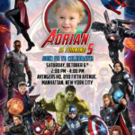 Avengers Free Printable Birthday Invitations Printable Templates