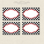 Black And White Race Car Birthday Party Cars Birthday Parties