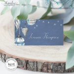 Christmas Place Cards Dinner Table Placesetting Cards Printable Place