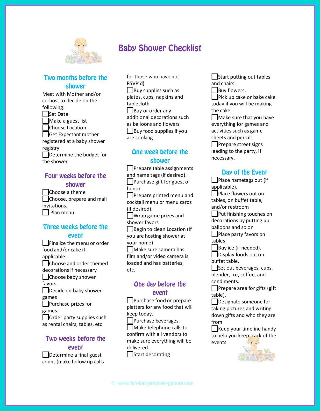 Complete Baby Shower Planning Guide Baby Shower Planner Baby Shower Complete Baby Shower Planning Guide Baby Shower Planner Baby Shower