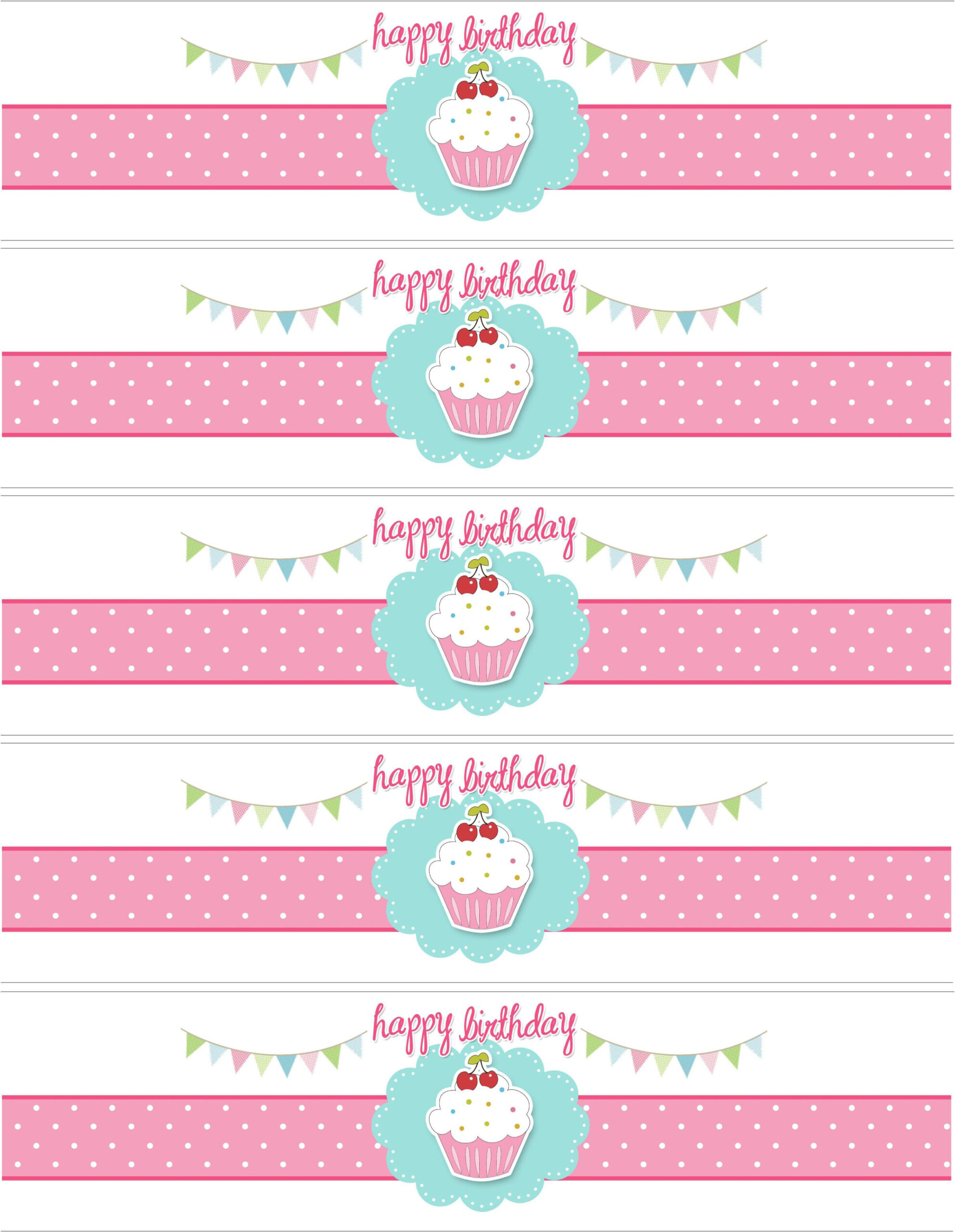 Cupcake Birthday Party With FREE Printables Birthday Labels Water Cupcake Birthday Party With FREE Printables Birthday Labels Water