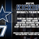 Dallas Cowboys Party Invitations Free Printables Printable Templates