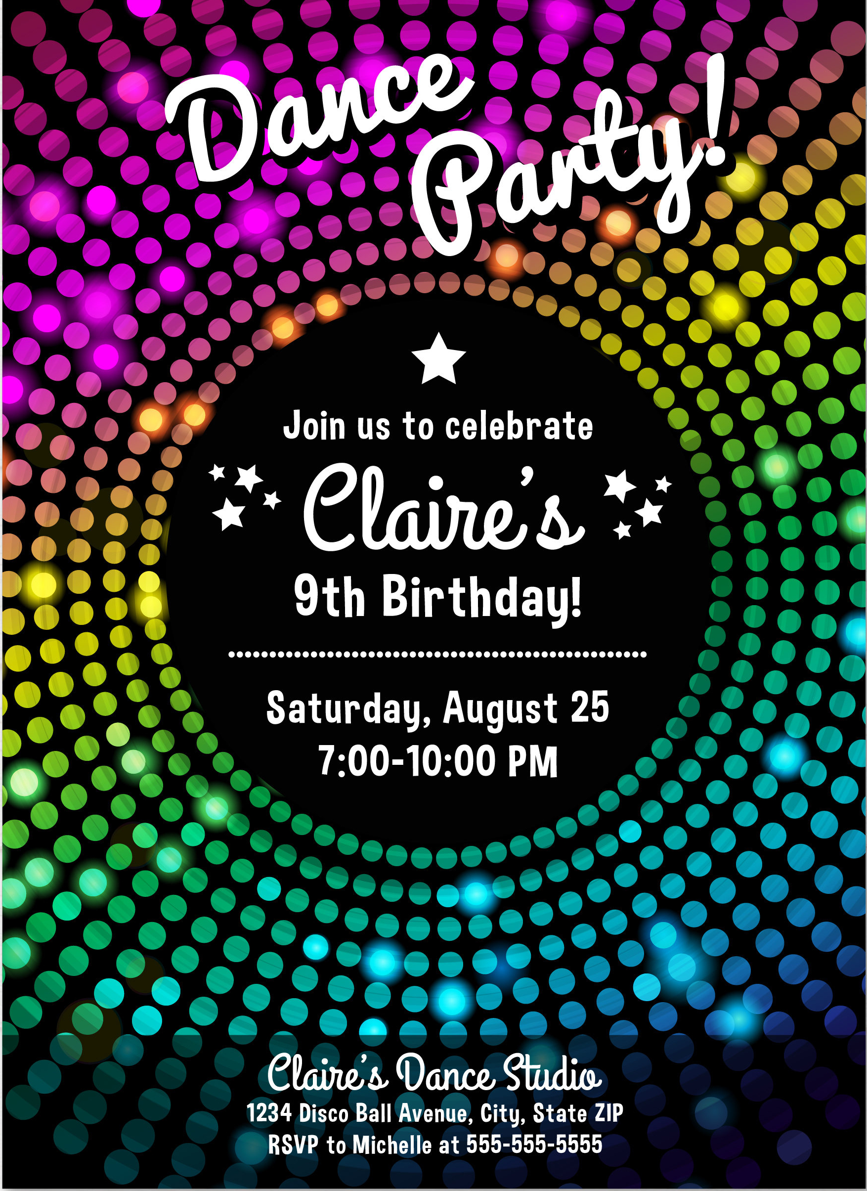 Dance Party Invitations Printable Free Printable Templates Dance Party Invitations Printable Free Printable Templates