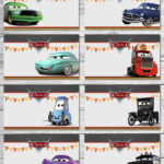 Disney Cars Food Tents Chalkboard Set 2 Cars Food Labels Etsy