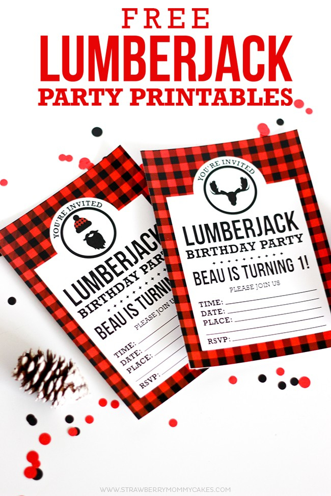 Download These FREE Lumberjack Party Printables Printable Crush Download These FREE Lumberjack Party Printables Printable Crush
