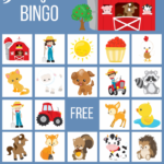 Farm Bingo Worksheets 99Worksheets