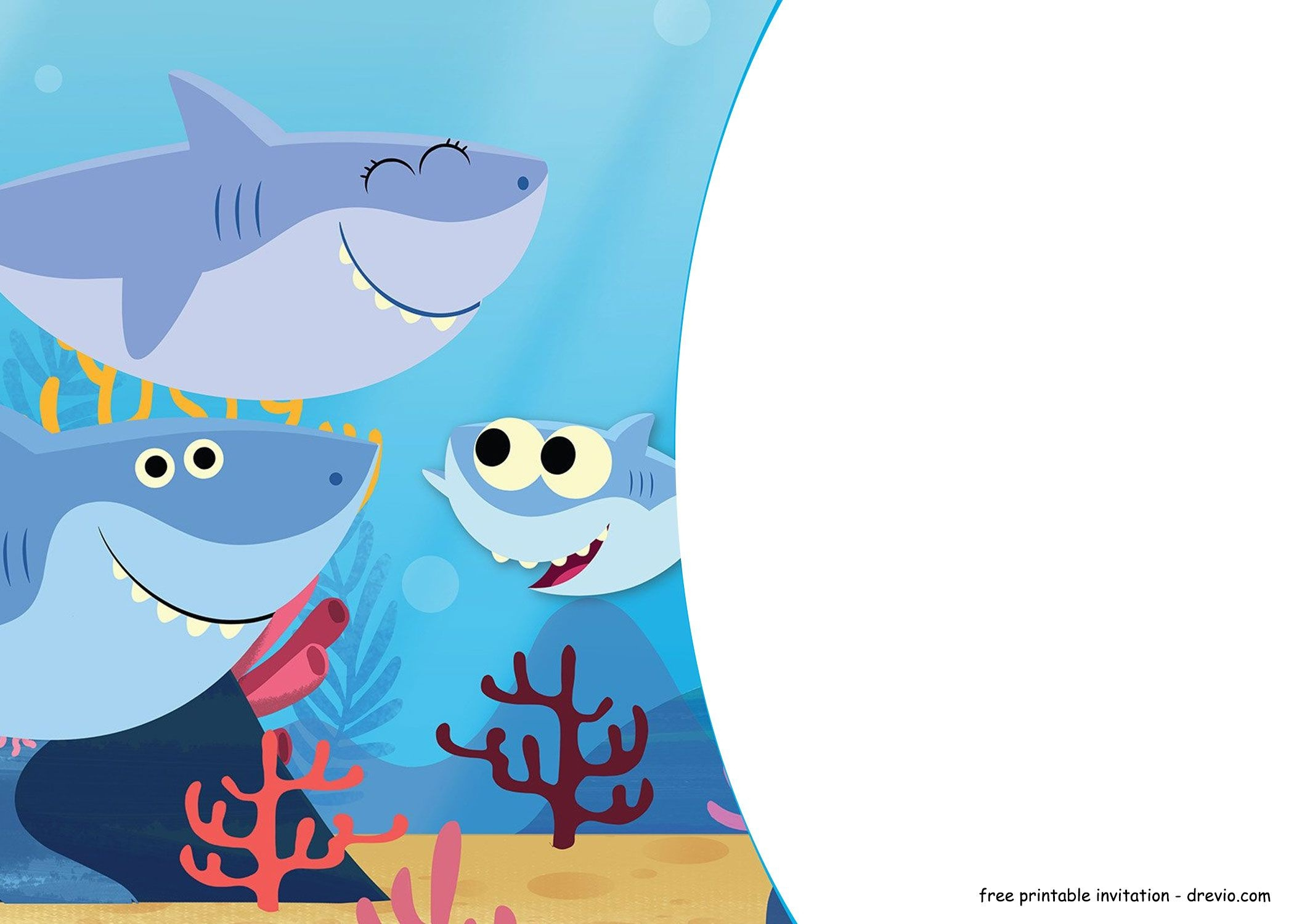 Free Baby Shark Printables Free Printable Free Baby Shark Printables Free Printable