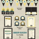FREE Beer Tasting Party Printables From Giggles Grace Designs Beer