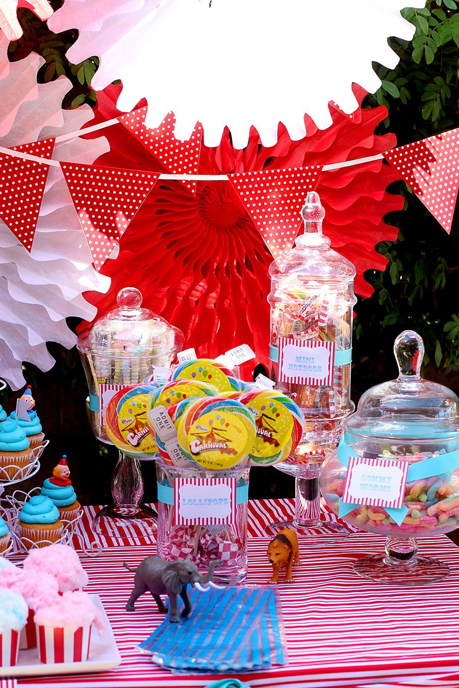 Free Candy Buffet Circus Party Theme Printables Via Lilblueboo Free Candy Buffet Circus Party Theme Printables Via Lilblueboo