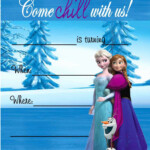Free Frozen Printable Birthday Invitation In 2020 With Images