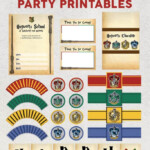 Free Harry Potter Birthday Printables Printable Templates