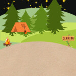 FREE Printable Backyard Camping Birthday Party Invitation Templat