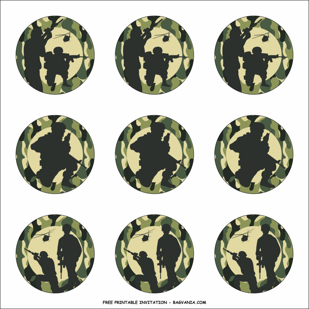  FREE PRINTABLE Camo Birthday Party Kits Template Camo Birthday 