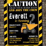 Free Printable Construction Birthday Invitation Templates Printable