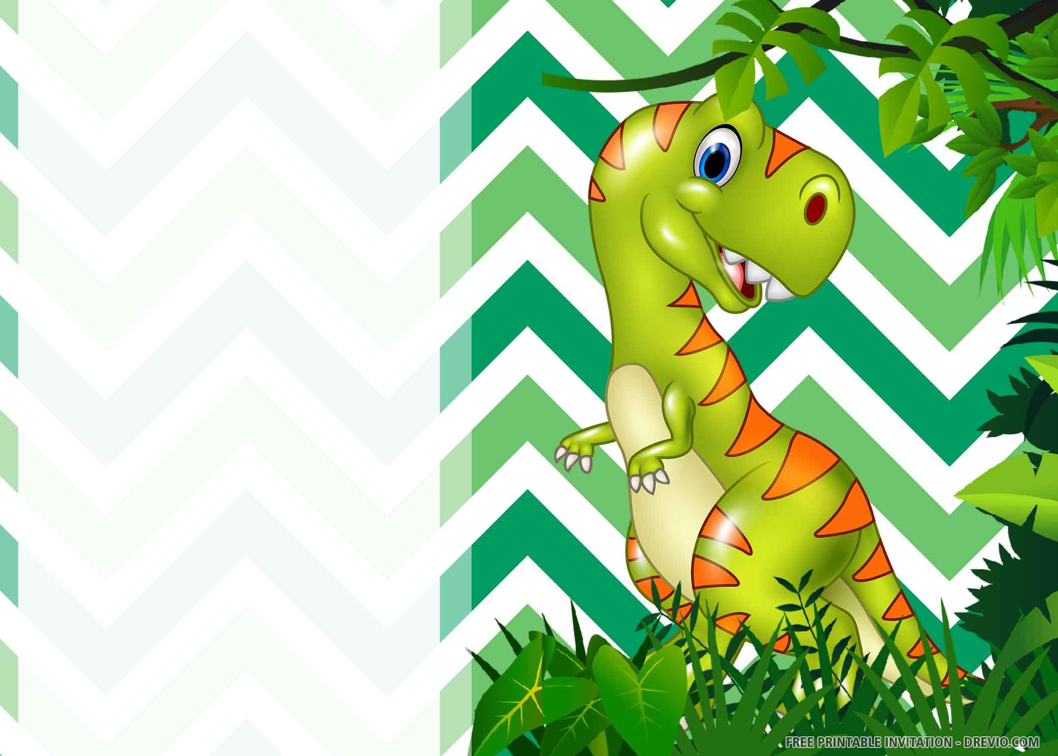 FREE PRINTABLE Dinosaur Party Birthday Invitation Templates Wild FREE PRINTABLE Dinosaur Party Birthday Invitation Templates Wild